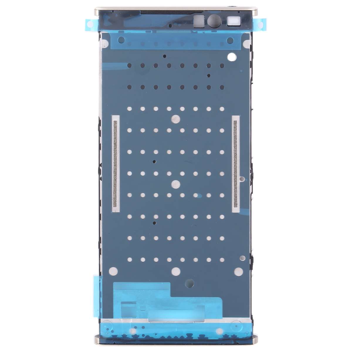 Front Housing LCD Frame Bezel for Sony Xperia XA2 Plus(Silver)