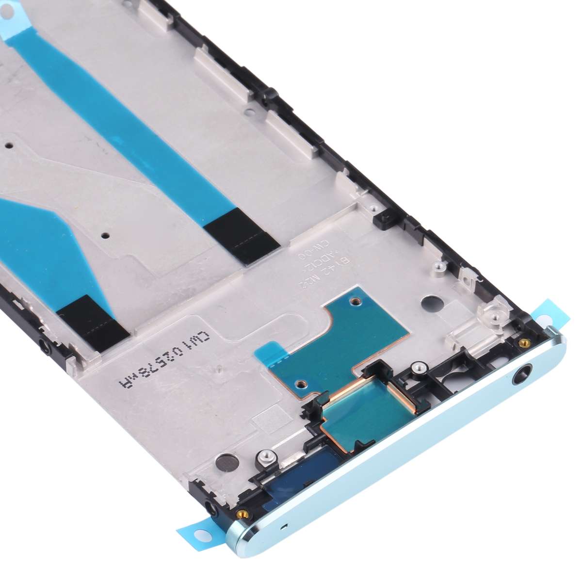 Front Housing LCD Frame Bezel for Sony Xperia XA2 Plus(Silver)