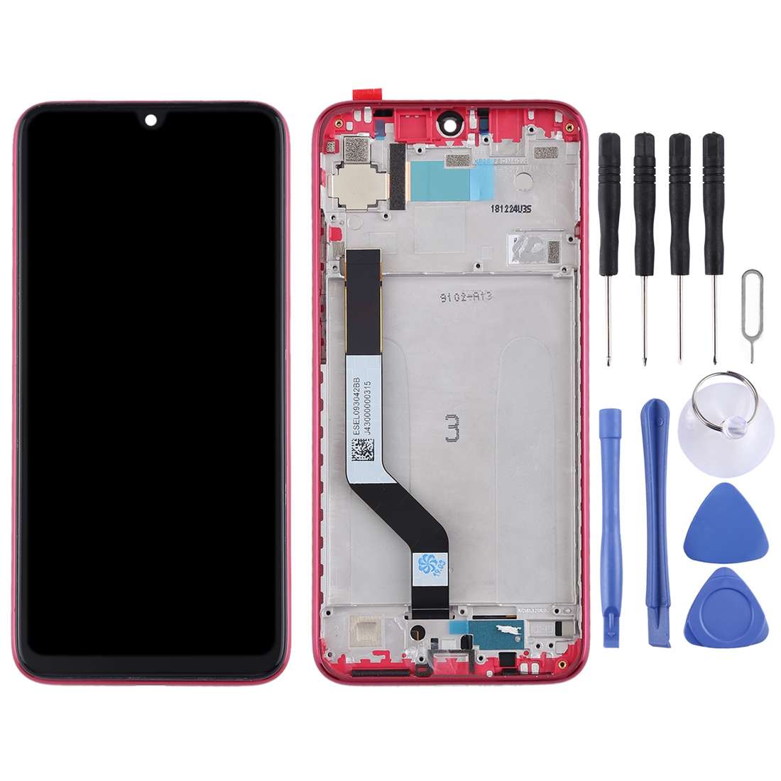 TFT LCD Screen for Xiaomi Redmi Note 7 / Redmi Note 7 Pro Digitizer Full Assembly with Frame(Black)
