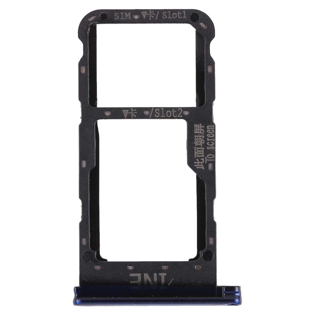 SIM Card Tray for Huawei P smart + / Nova 3i(Black)