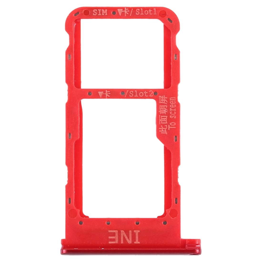 SIM Card Tray for Huawei P smart + / Nova 3i(Black)