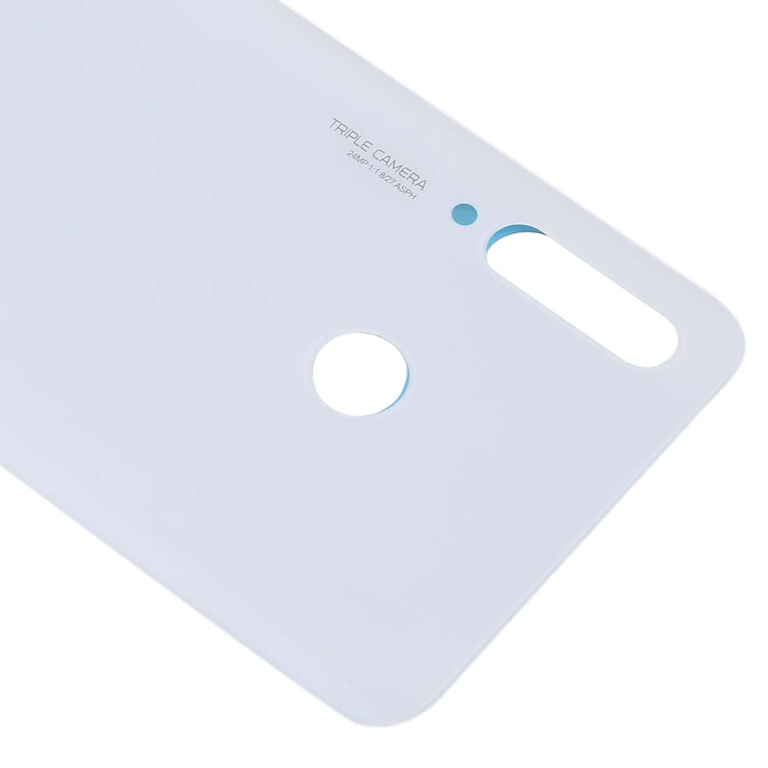 For OnePlus 6T Battery Back Cover with Camera Lens (Transparent)