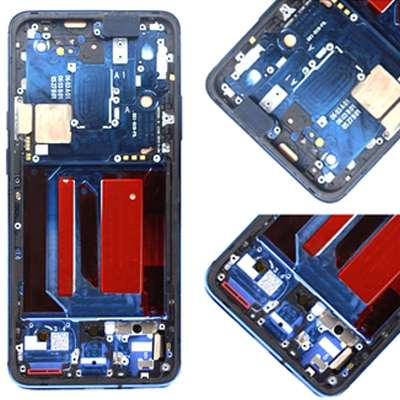 For OnePlus 7 Pro LCD Screen Digitizer Full Assembly with Frame (Blue)