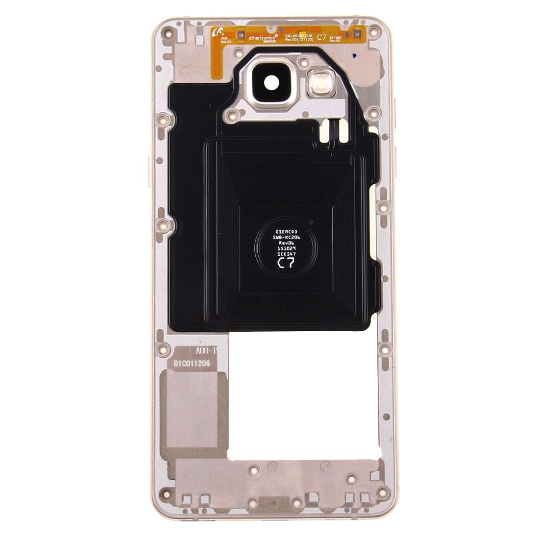 For Galaxy A5 (2016) / A5100 Middle Frame Bezel (Pink)