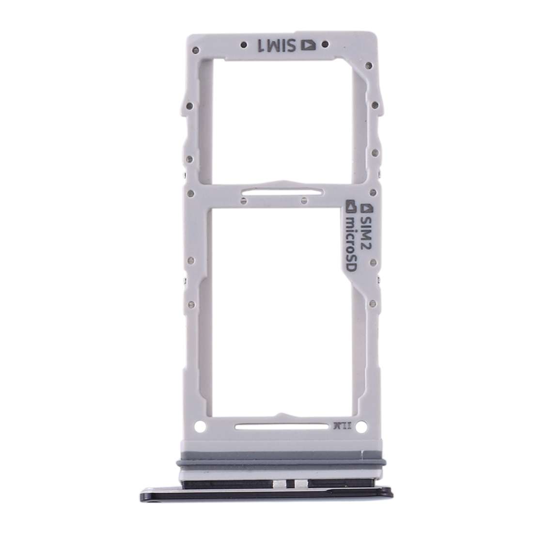 For Samsung Galaxy S20+ / Galaxy S20 Ultra SIM Card Tray + SIM Card Tray / Micro SD Card Tray (Black