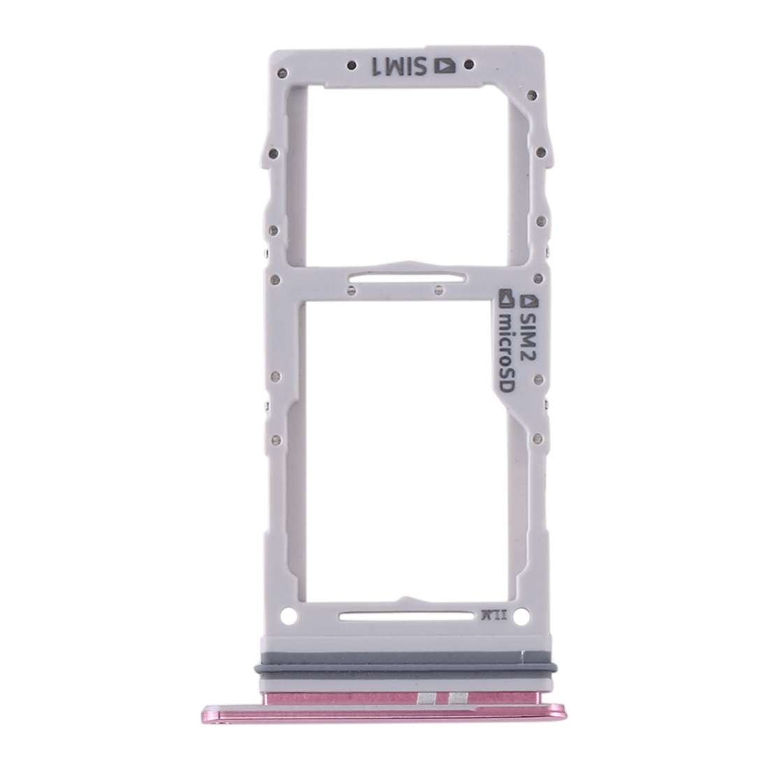 For Samsung Galaxy S20+ / Galaxy S20 Ultra SIM Card Tray + SIM Card Tray / Micro SD Card Tray (Black