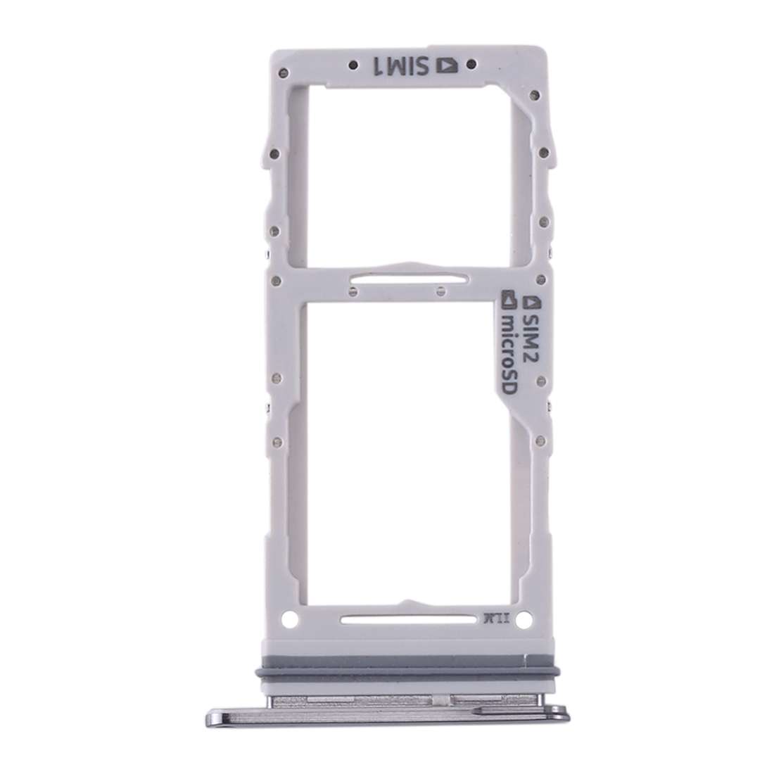 For Samsung Galaxy S20+ / Galaxy S20 Ultra SIM Card Tray + SIM Card Tray / Micro SD Card Tray (Black