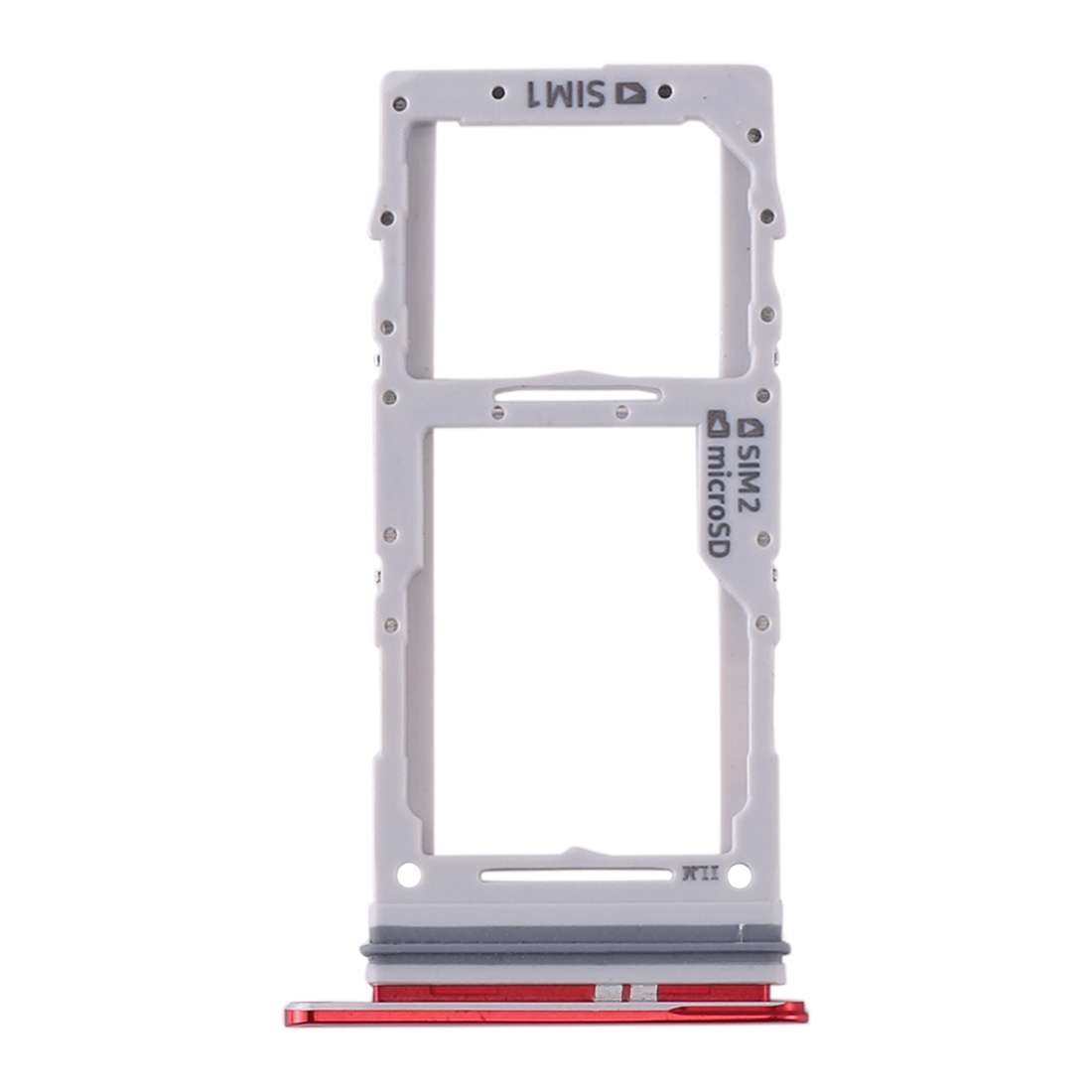 For Samsung Galaxy S20+ / Galaxy S20 Ultra SIM Card Tray + SIM Card Tray / Micro SD Card Tray (Black