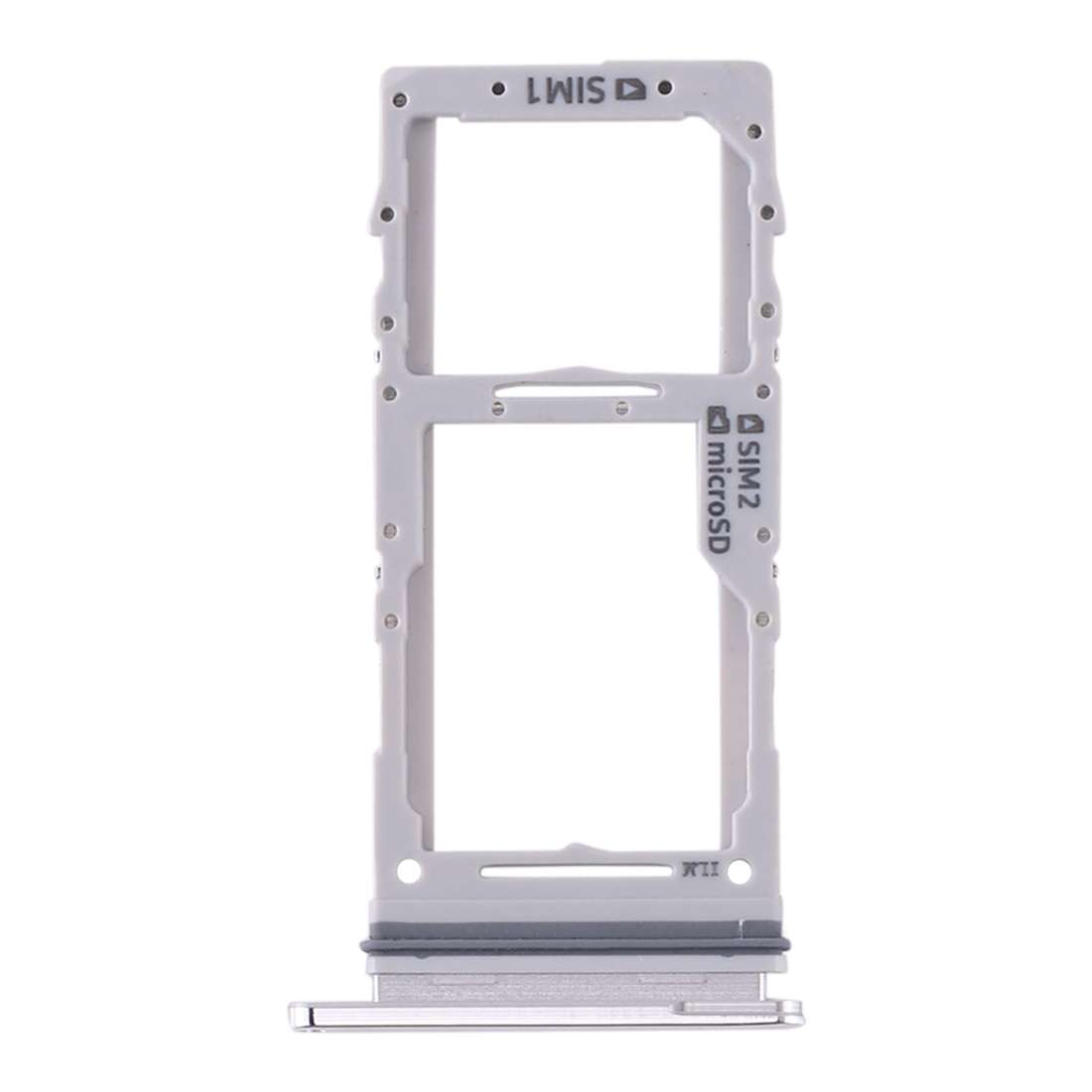 For Samsung Galaxy S20+ / Galaxy S20 Ultra SIM Card Tray + SIM Card Tray / Micro SD Card Tray (Black