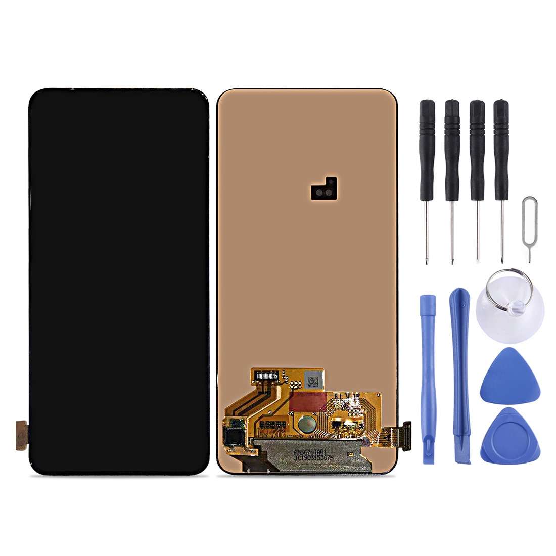 Original Super AMOLED LCD Screen for Galaxy A80 A90 A805F with Digitizer Full Assembly (Black)