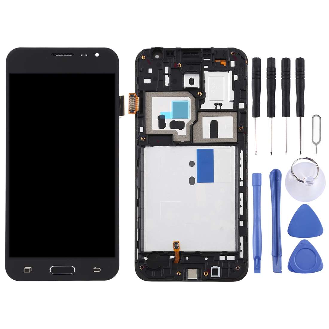 TFT LCD Screen for Galaxy J3 (2016) / J320F Digitizer Full Assembly with Frame (Black)