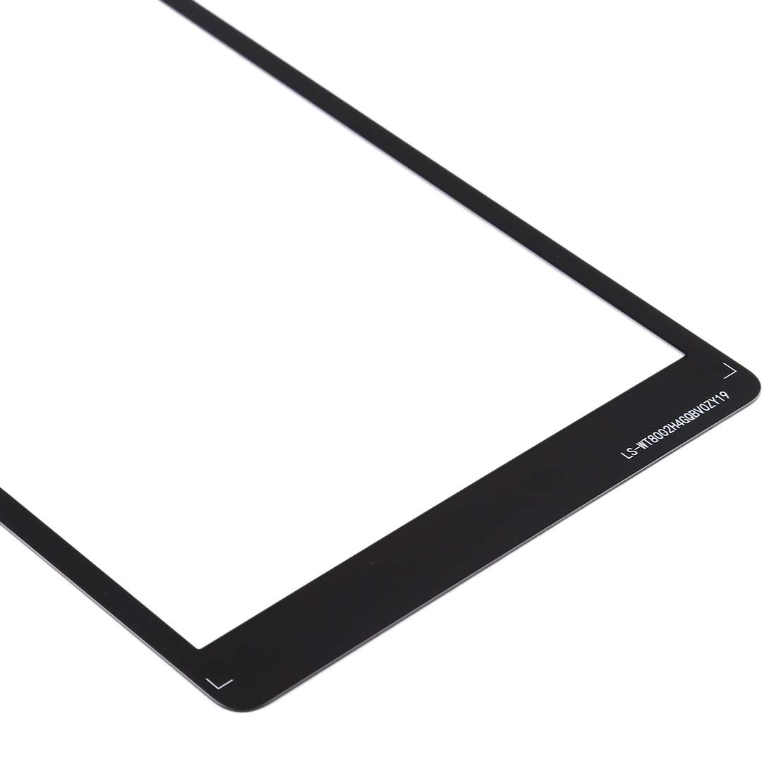 For Galaxy Tab A 8.0 2019 SM-T290 (WIFI Version) Front Screen Outer Glass Lens (Black)