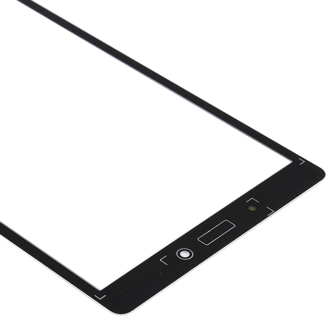 For Galaxy Tab A 8.0 2019 SM-T290 (WIFI Version) Front Screen Outer Glass Lens (Black)