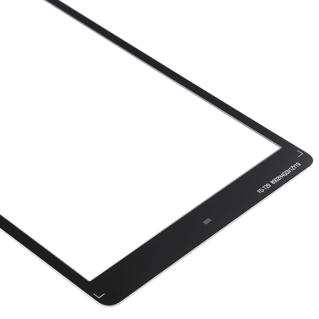For Galaxy Tab A 8.0 2019 SM-T290 (WIFI Version) Front Screen Outer Glass Lens (Black)