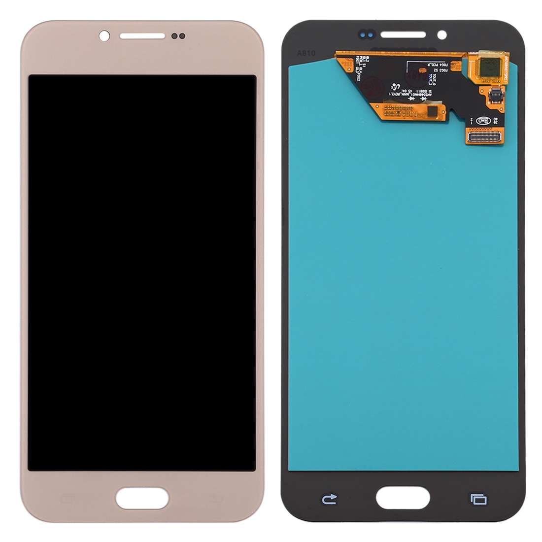 OLED LCD Screen for Samsung Galaxy A8 (2016) / SM-A810 with Digitizer Full Assembly (Gold)
