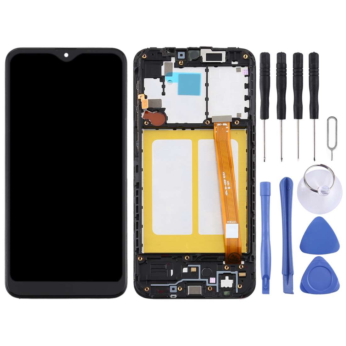 TFT LCD Screen for Samsung Galaxy A20e Digitizer Full Assembly with Frame (Black)