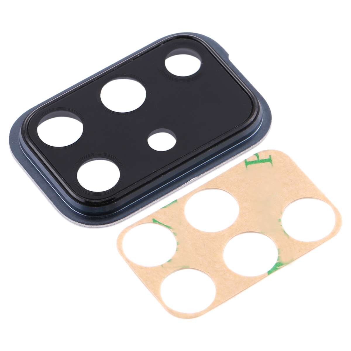 For Samsung Galaxy A71 10pcs Camera Lens Cover (Black)