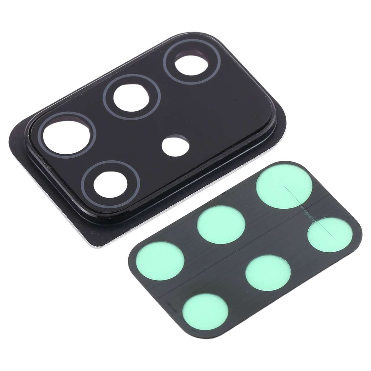 For Samsung Galaxy A51 10pcs Camera Lens Cover (Black)