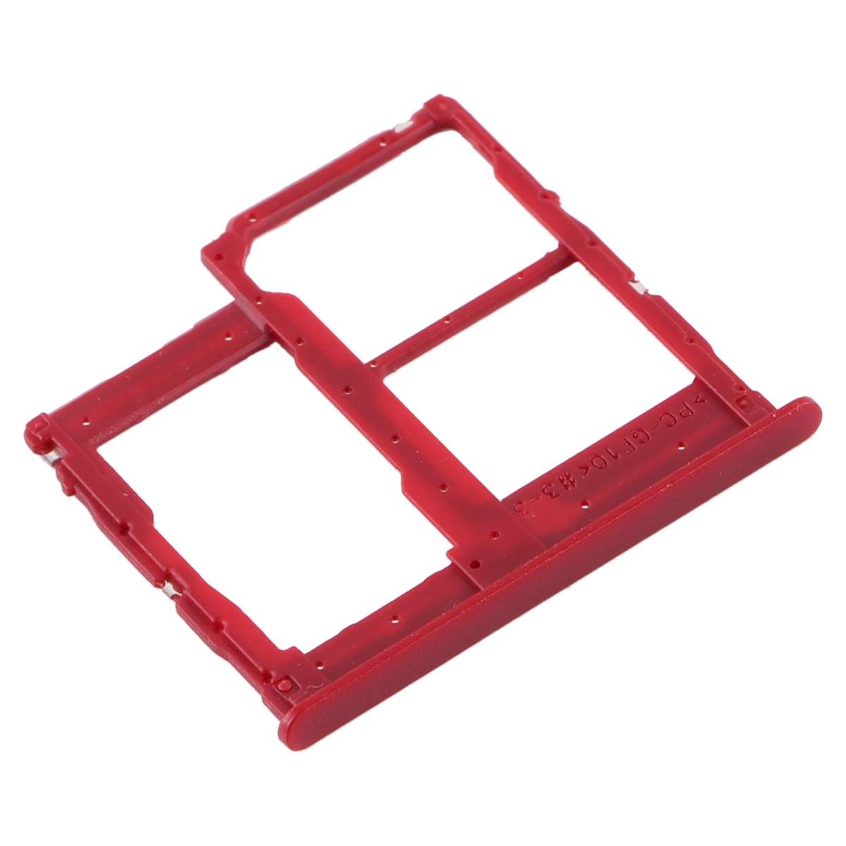 For Samsung Galaxy A01 Core SM-A013 SIM Card Tray + SIM Card Tray + Micro SD Card Tray (Black)
