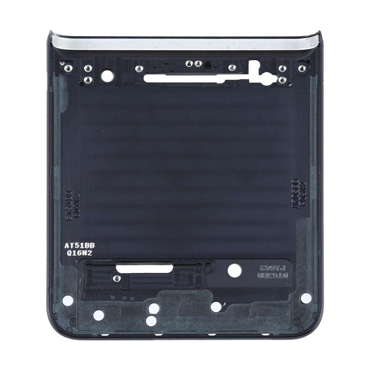 For Samsung Galaxy Z Flip 5G SM-F707 Lower Middle Frame Bezel Plate (Black)