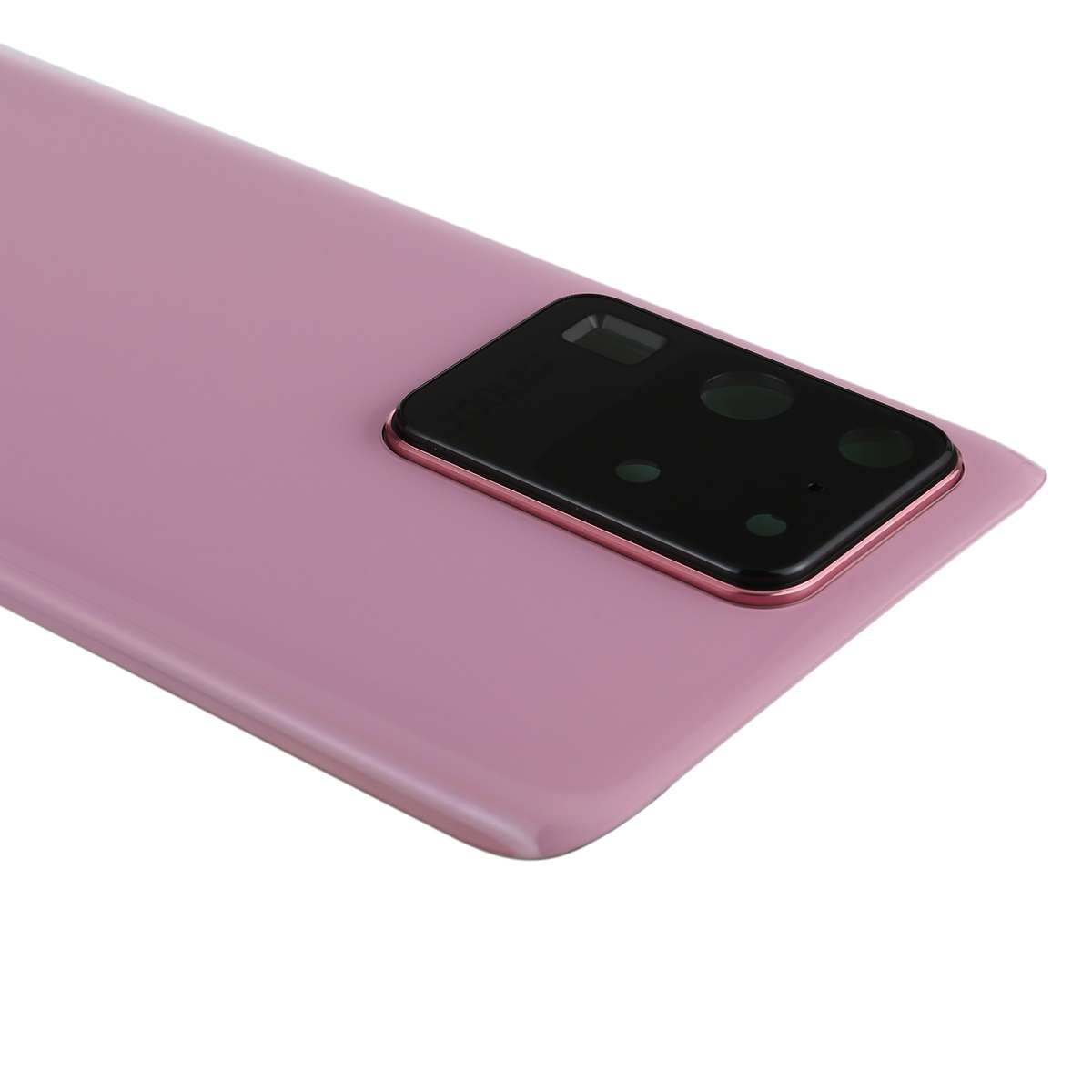 For Samsung Galaxy S20 Ultra Battery Back Cover with Camera Lens Cover (Black)