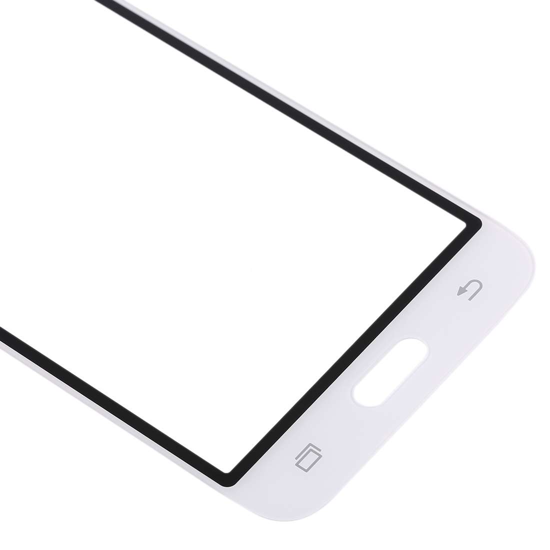 For Samsung Galaxy J1 (2016) / J120 10pcs Front Screen Outer Glass Lens (Black)