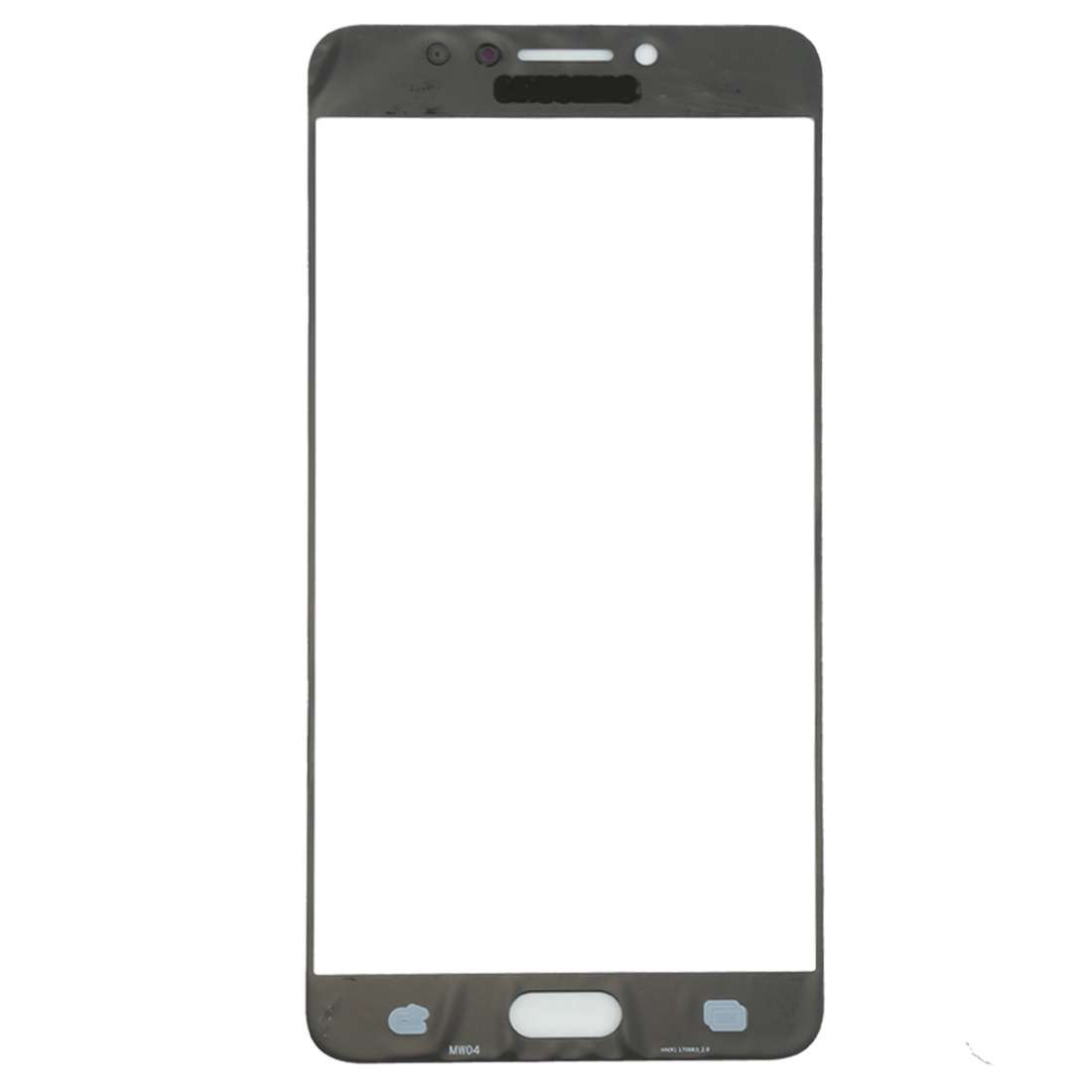 For Samsung Galaxy C7 Pro / C701 10pcs Front Screen Outer Glass Lens (Black)