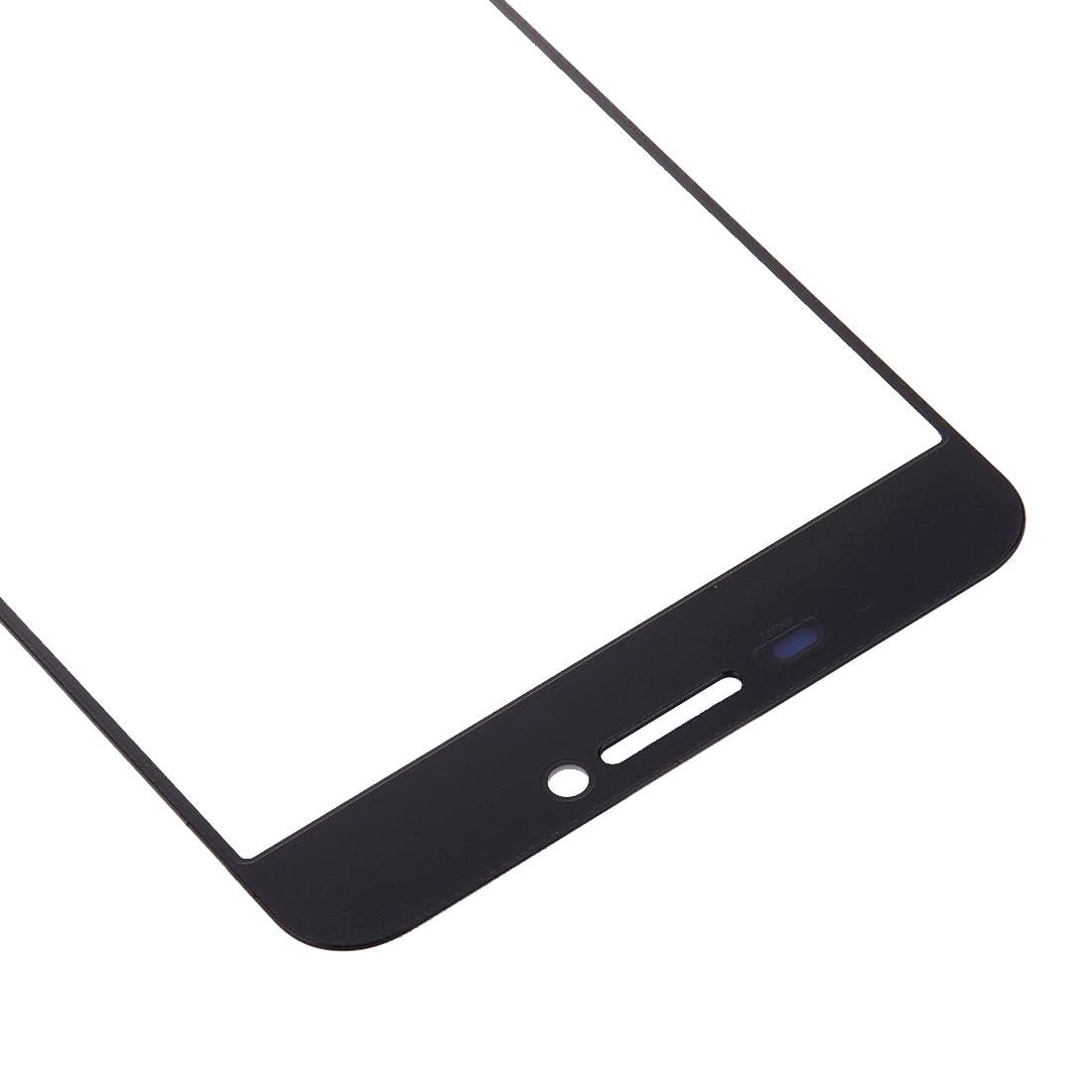 For Samsung Galaxy C7 10pcs Front Screen Outer Glass Lens (Black)