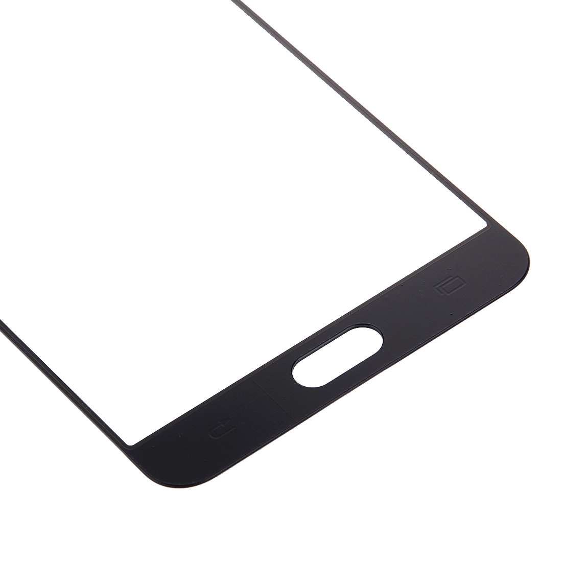For Samsung Galaxy C7 10pcs Front Screen Outer Glass Lens (Black)