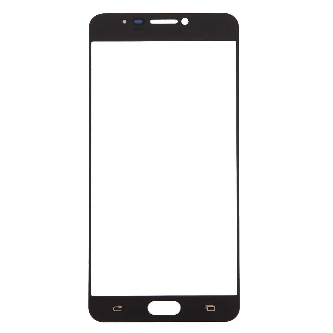 For Samsung Galaxy C7 10pcs Front Screen Outer Glass Lens (Gold)