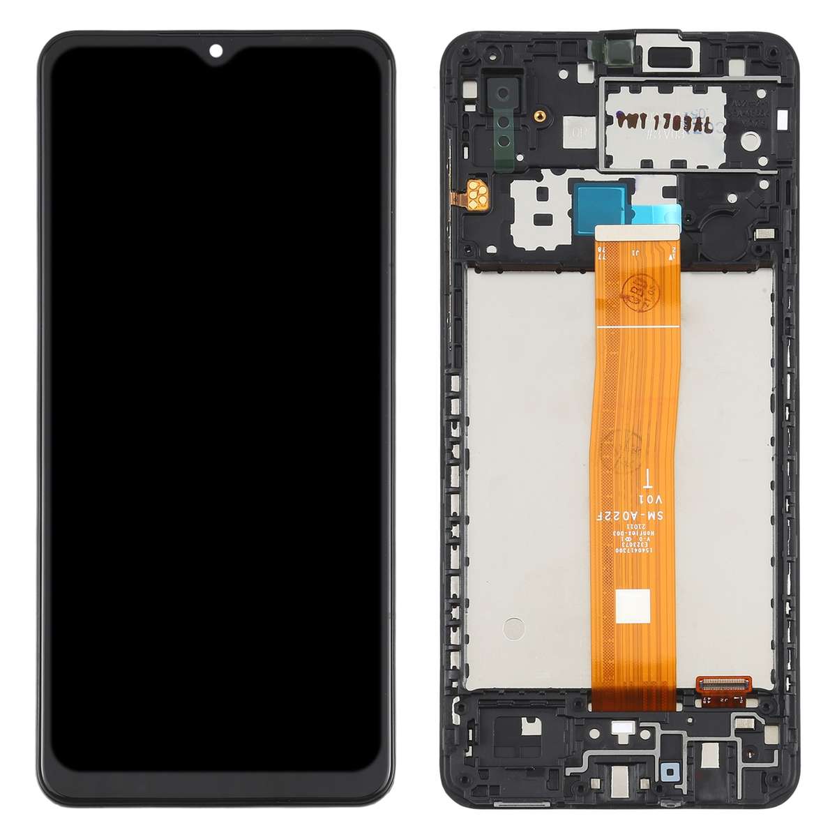 Original LCD Screen for Samsung Galaxy A02 SM-A022 Digitizer Full Assembly with Frame