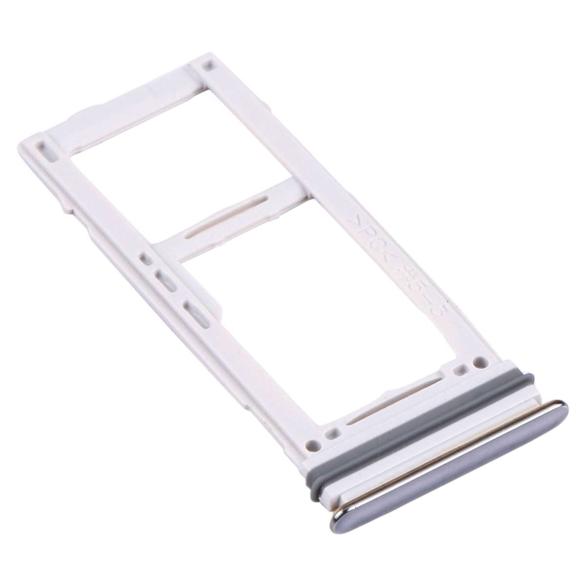 For Samsung Galaxy A52 SM-A525 SIM Card Tray + SIM Card Tray / Micro SD Card Tray (Black)