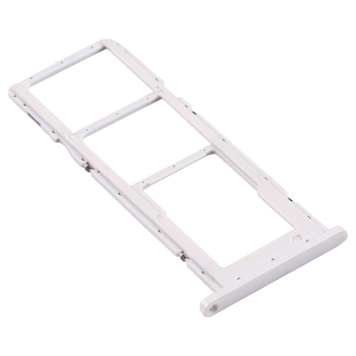 For Samsung Galaxy A02s SM-A025 SIM Card Tray + SIM Card Tray + Micro SD Card Tray (Black)