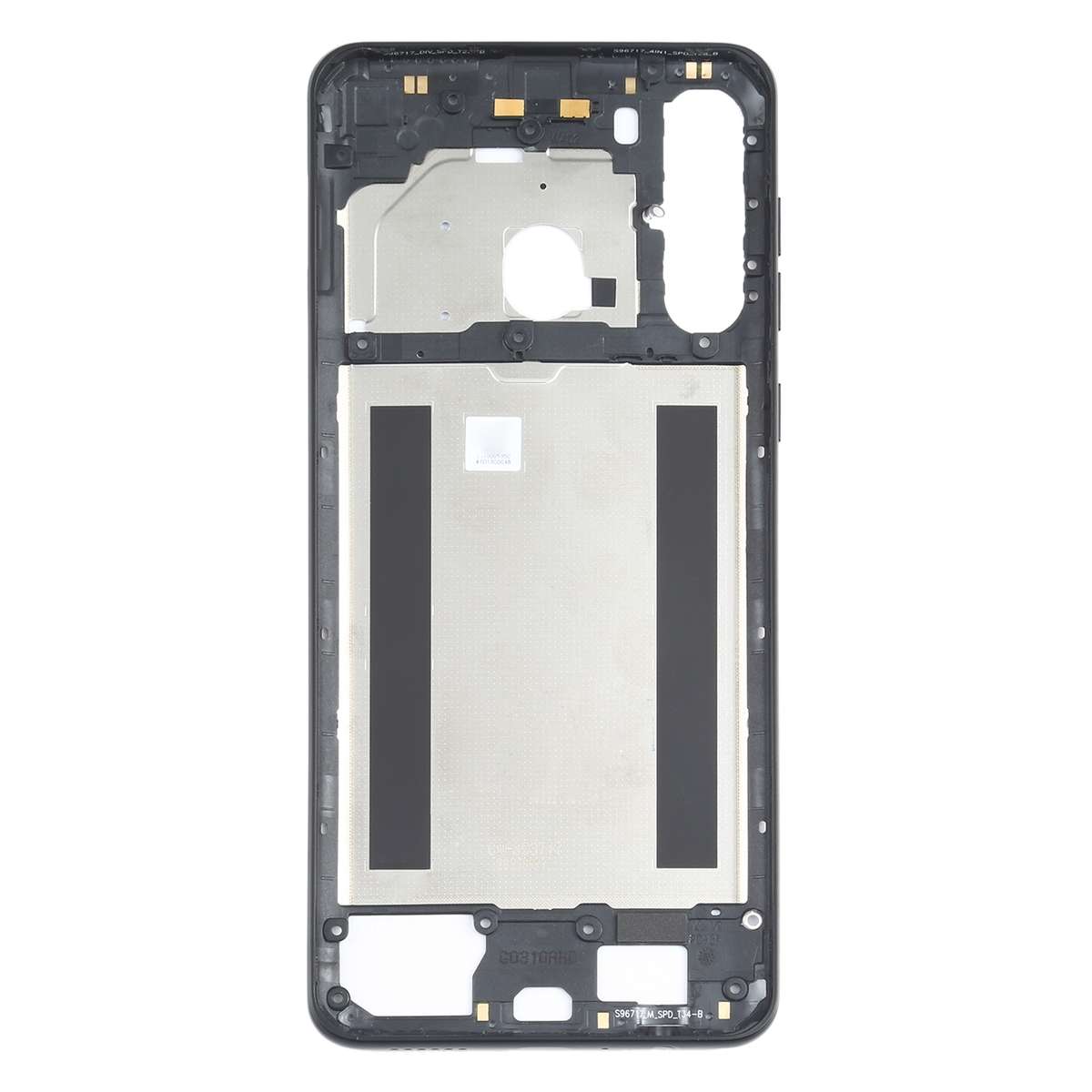 For Samsung Galaxy A21 SM-A215 Middle Frame Bezel Plate (Black)