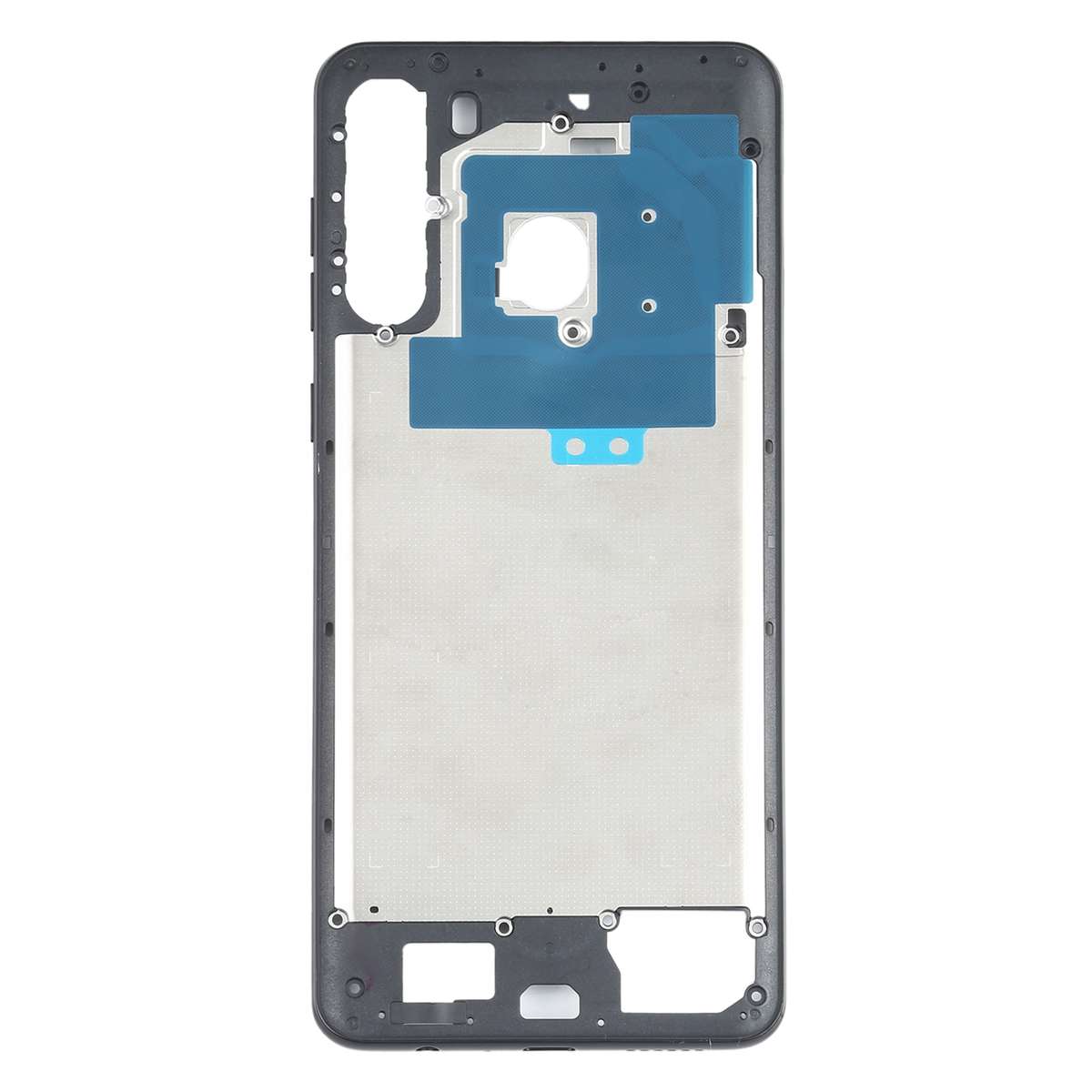 For Samsung Galaxy A21 SM-A215 Middle Frame Bezel Plate (Black)