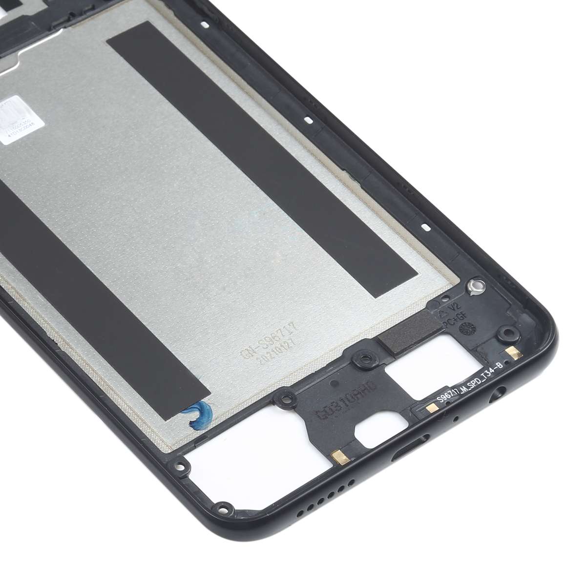 For Samsung Galaxy A21 SM-A215 Middle Frame Bezel Plate (Black)