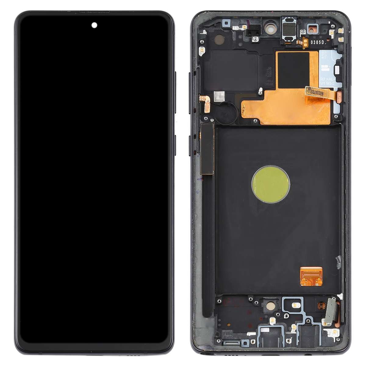 Original Super AMOLED LCD Screen for Samsung Galaxy Note10 Lite Digitizer Full Assembly With Fram...