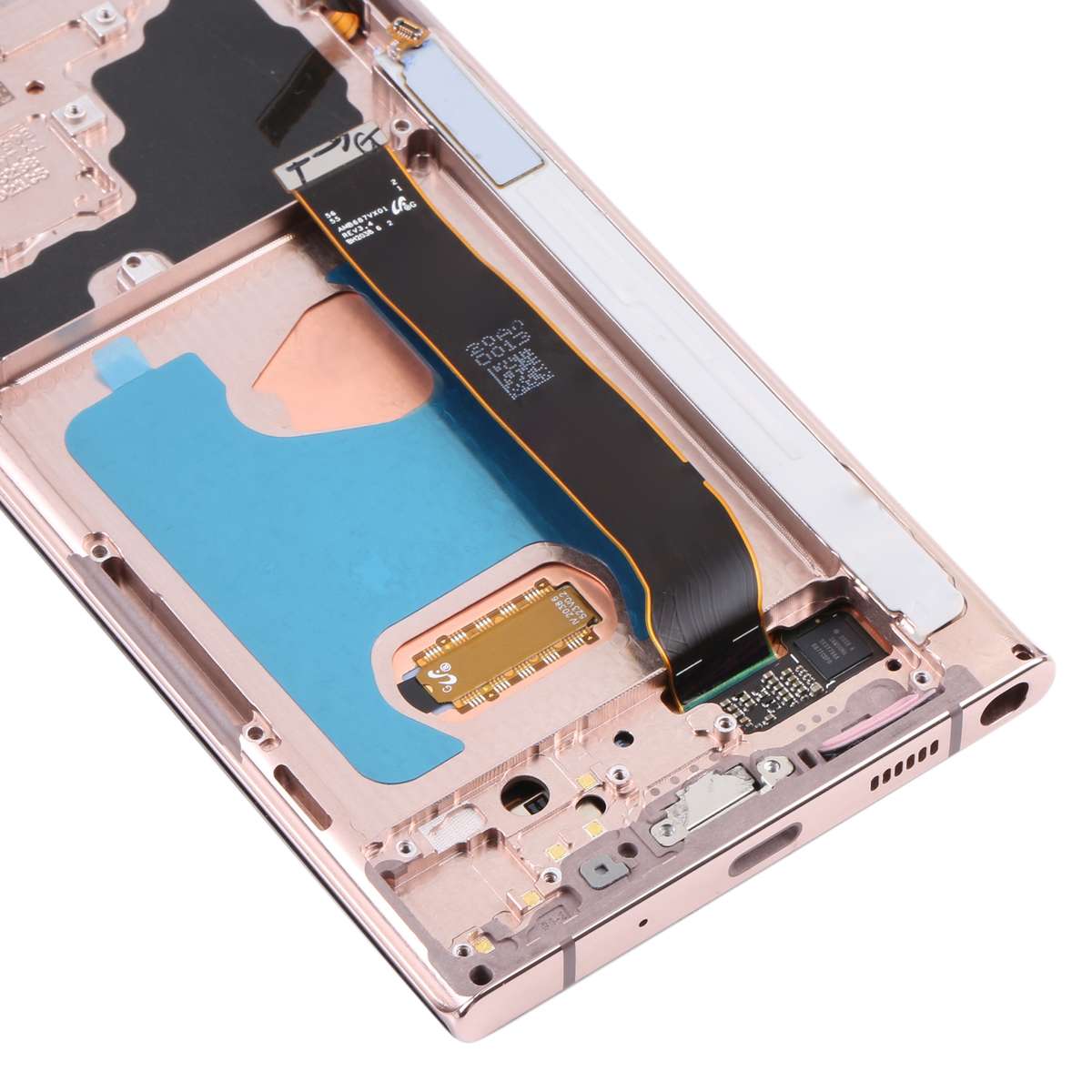 Original Super AMOLED LCD Screen for Samsung Galaxy Note20 Ultra SM-N986(5G Version) Digitizer Full