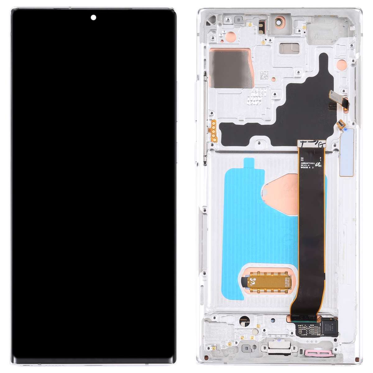 Original Super AMOLED LCD Screen for Samsung Galaxy Note20 Ultra SM-N986(5G Version) Digitizer Full