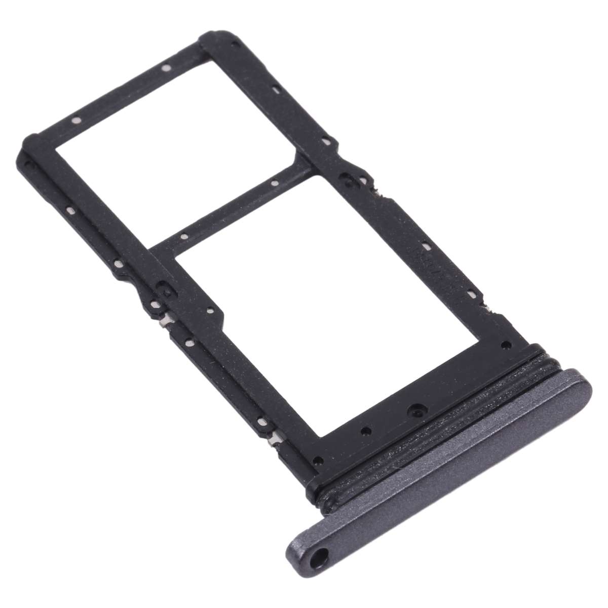 For Samsung Galaxy Tab A7 10.4 (2020) SM-T505 SIM Card Tray + Micro SD Card Tray (Black)
