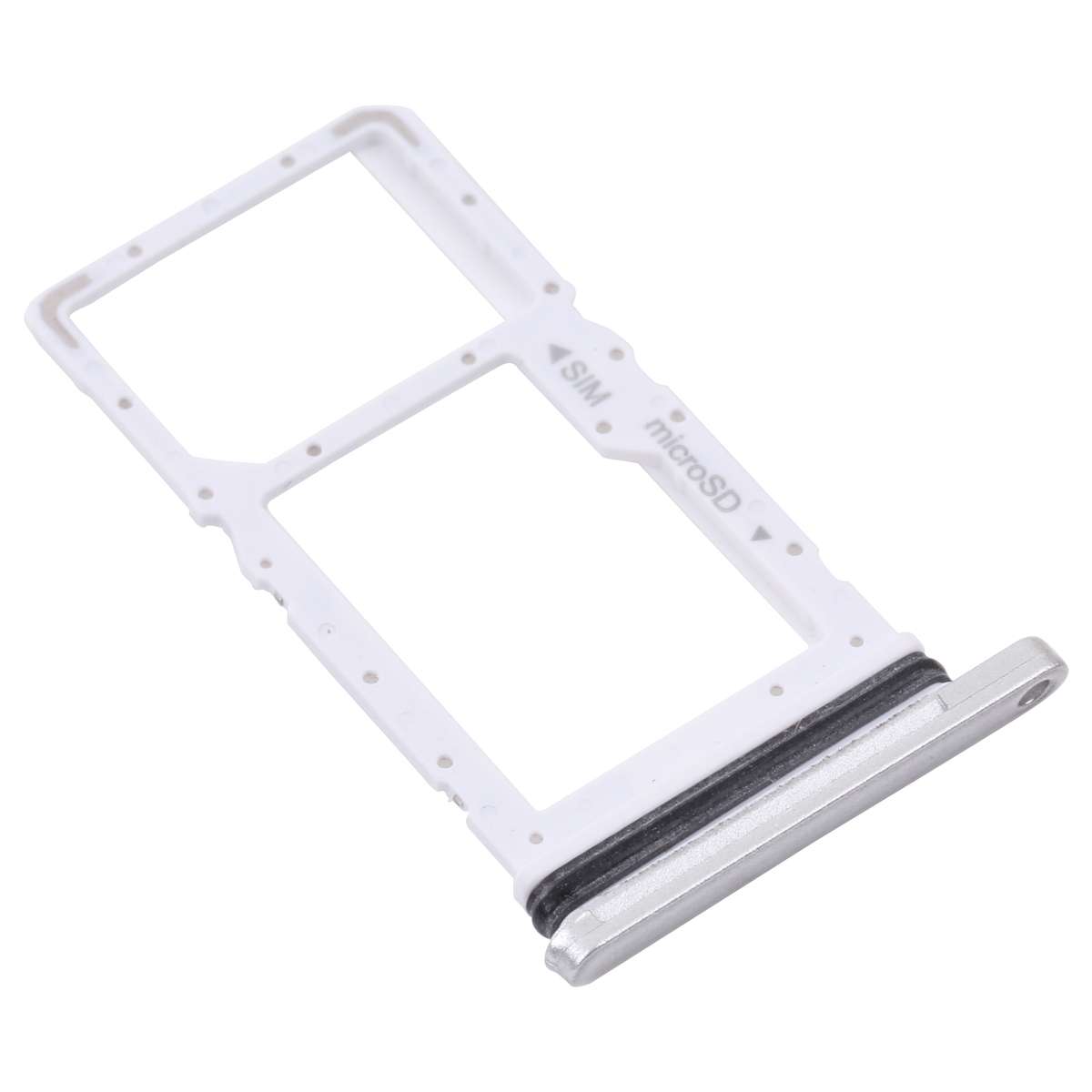 For Samsung Galaxy Tab A7 10.4 (2020) SM-T505 SIM Card Tray + Micro SD Card Tray (Black)