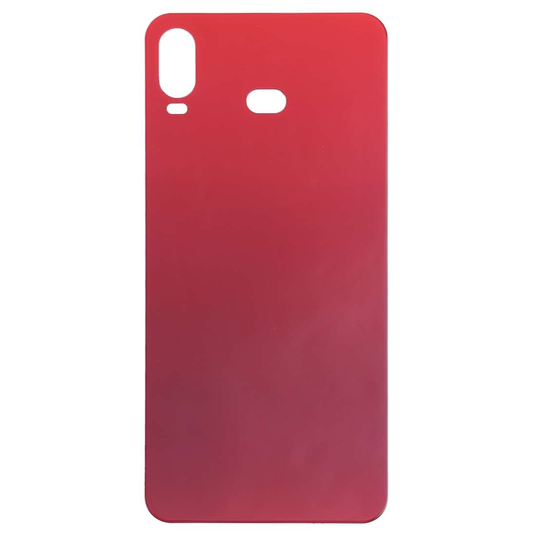 For Galaxy A6s Battery Back Cover (Red)