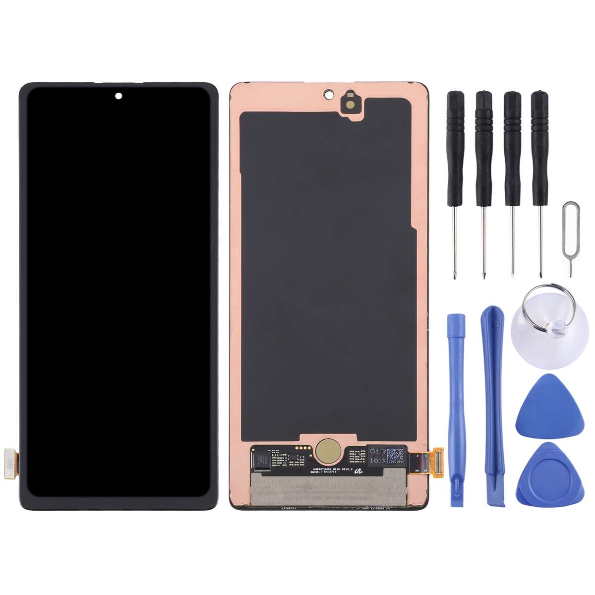 Original Super AMOLED LCD Screen for Samsung Galaxy A71 5G / A Quantum SM-A716 With Digitizer Ful...