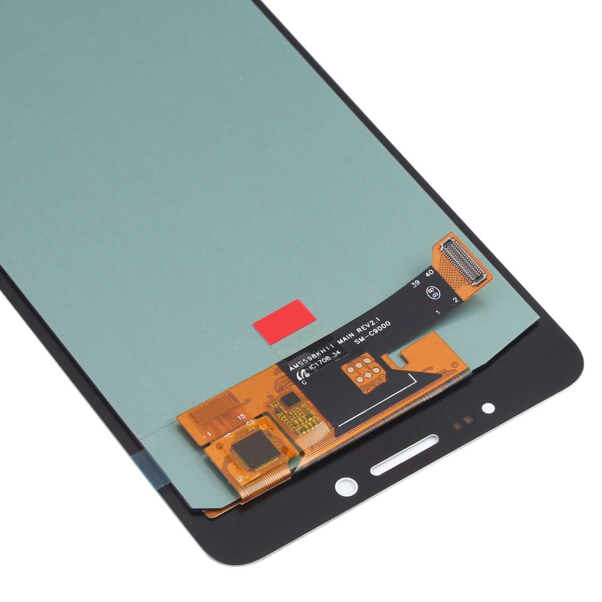 OLED Material LCD Screen and Digitizer Full Assembly for Samsung Galaxy C9 Pro SM-C9000/C900(Black)