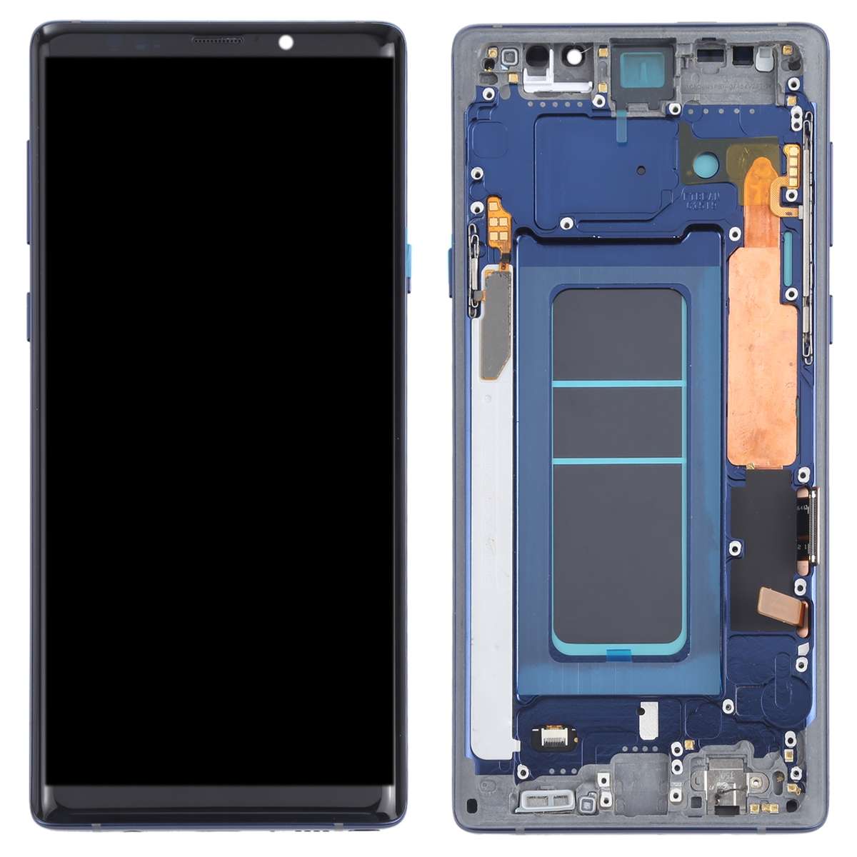 OLED LCD Screen for Samsung Galaxy Note9 SM-N960 Digitizer Full Assembly with Frame (Blue)