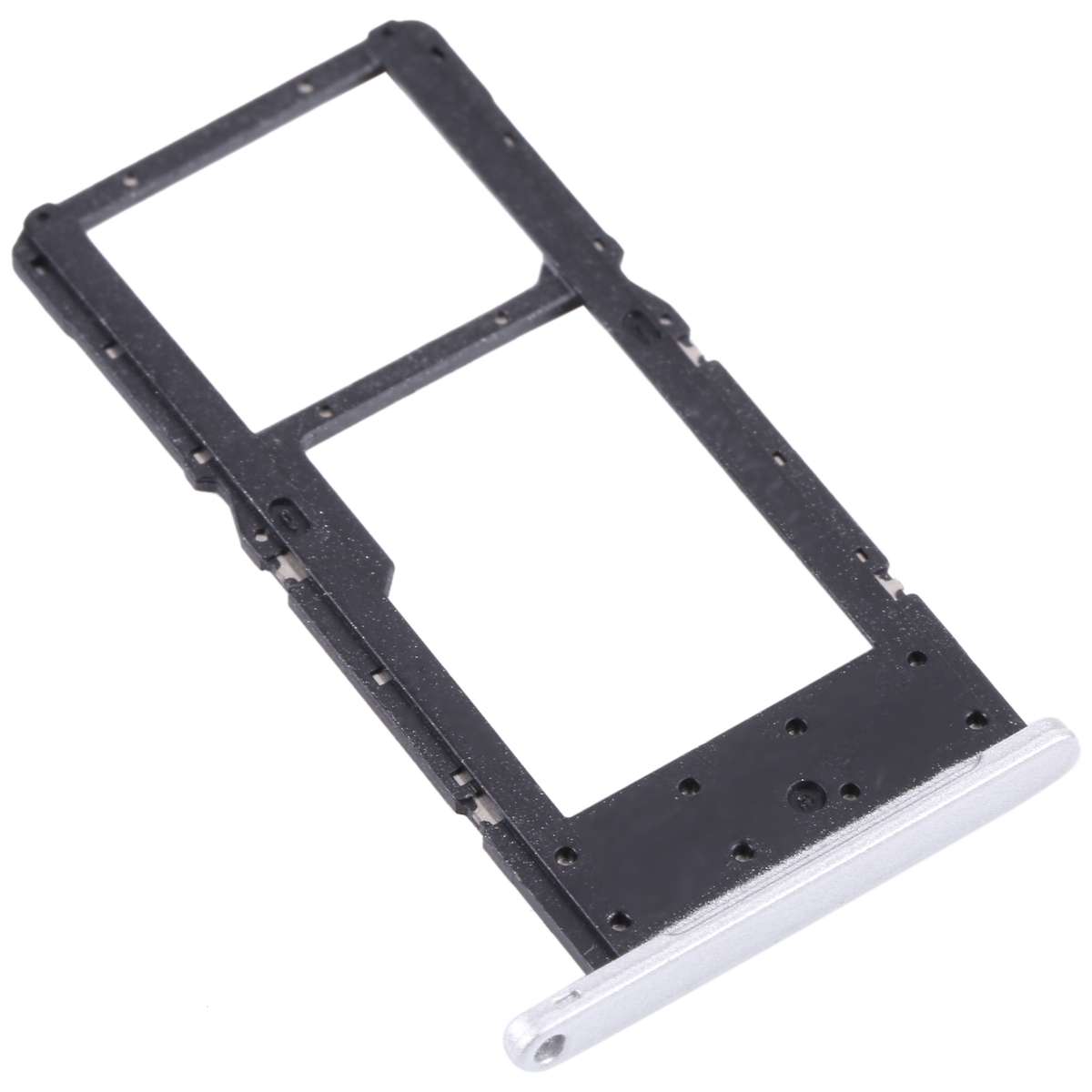 SIM Card Tray + Micro SD Card Tray for Samsung Galaxy Tab A7 Lite SM-T225 (Black)