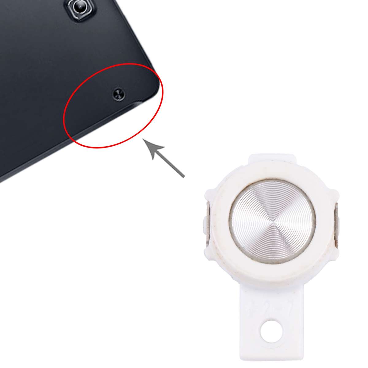 Touch Control Button for Samsung Galaxy Tab S2 9.7 SM-T810/T813/T815/T817/T819(Black)
