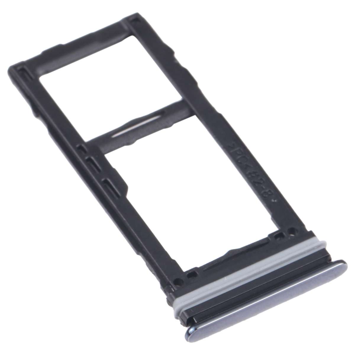 For Samsung Galaxy A72 SM-A725 SIM Card Tray + SIM Card Tray / Micro SD Card Tray (Black)