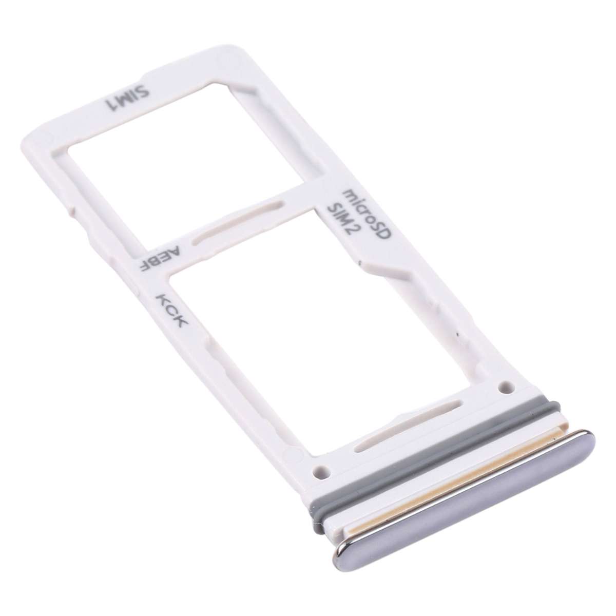 For Samsung Galaxy A72 SM-A725 SIM Card Tray + SIM Card Tray / Micro SD Card Tray (Black)