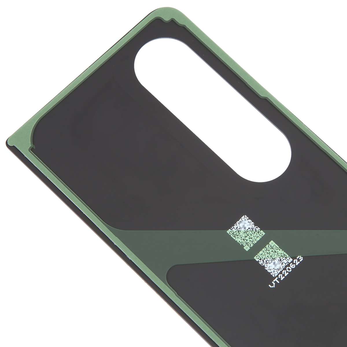 For Samsung Galaxy Z Fold4 SM-F936B Battery Back Cover with Camera Lens Frame(Black)